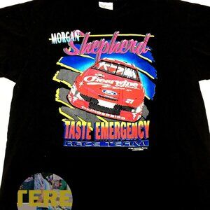 Vtg Morgan Shepherd T Nascar Cheerwine sweatshirt shirt